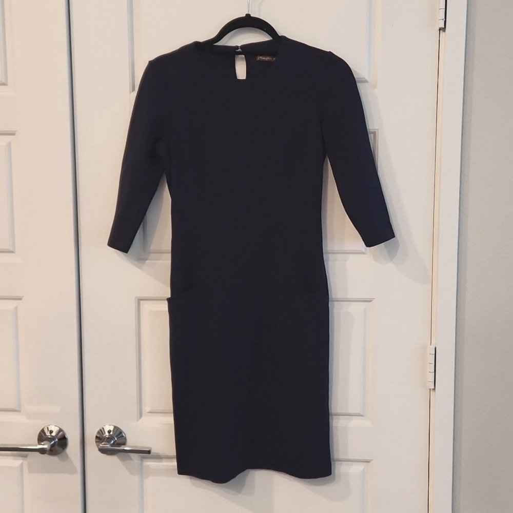 J Mclaughlin women's 3/4 sleeve scuba dress